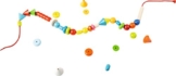 302637 - HABA Fädelspiel Regenbogenperlen, Kreatives Fädelspielzeug mit 66 Perlen zum Auffädeln in unterschiedlichen Farben und Formen, Spielzeug ab 3 Jahren - 1